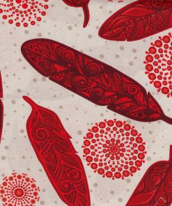 Jackie Traverse Feathers- Red
