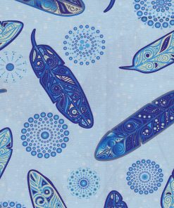 Jackie Traverse Feathers- Turquoise