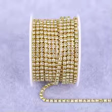 Jonquil, SS6- Chain Glass Rhinestones