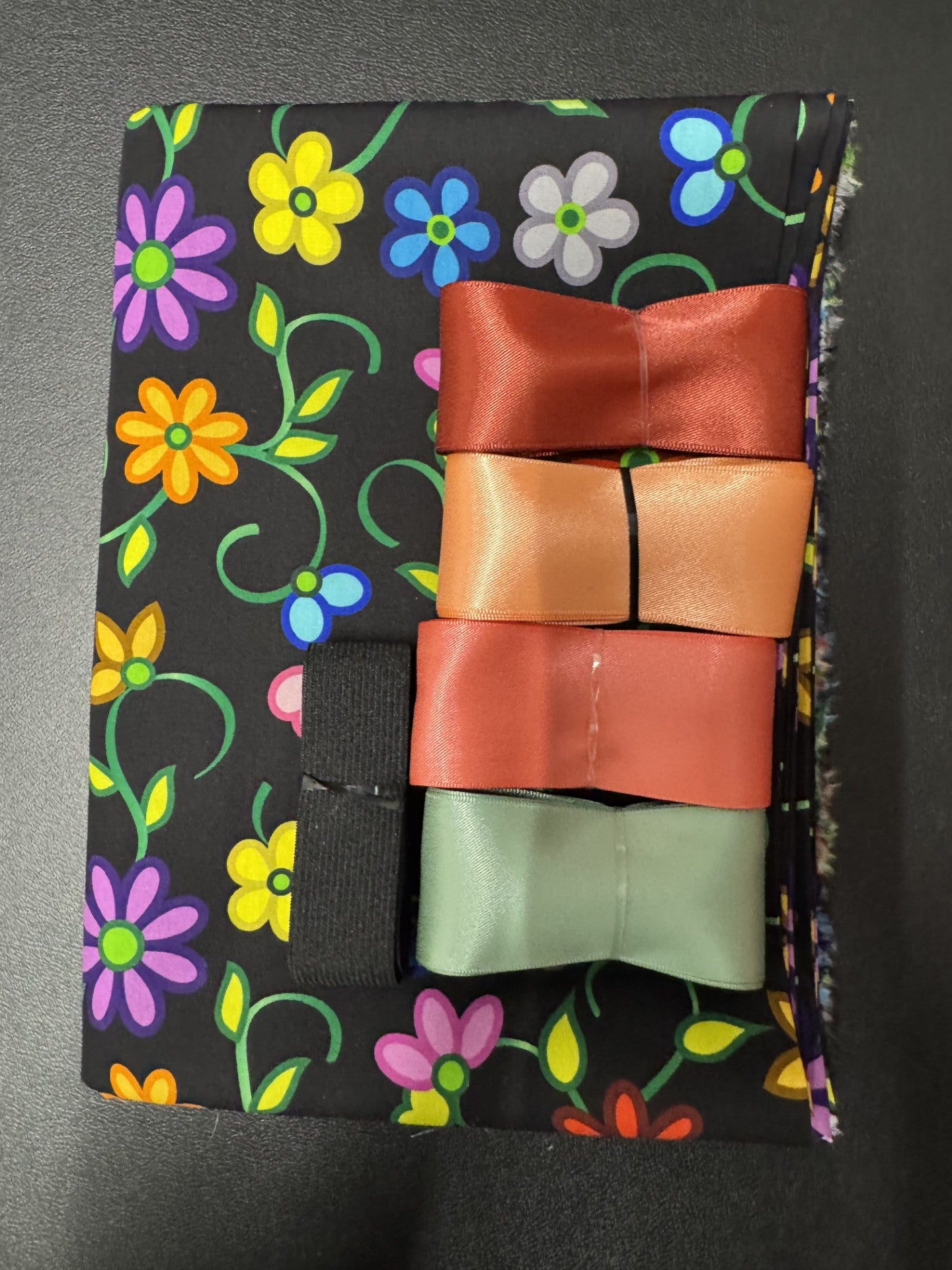 Ribbon Skirt Starter Kits (Basic set) Kokom Flowers 2- Black 1