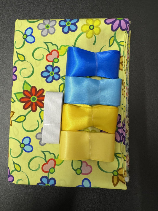 Ribbon Skirt Starter Kits (Basic set) Kokom Flowers 2- Butter 2