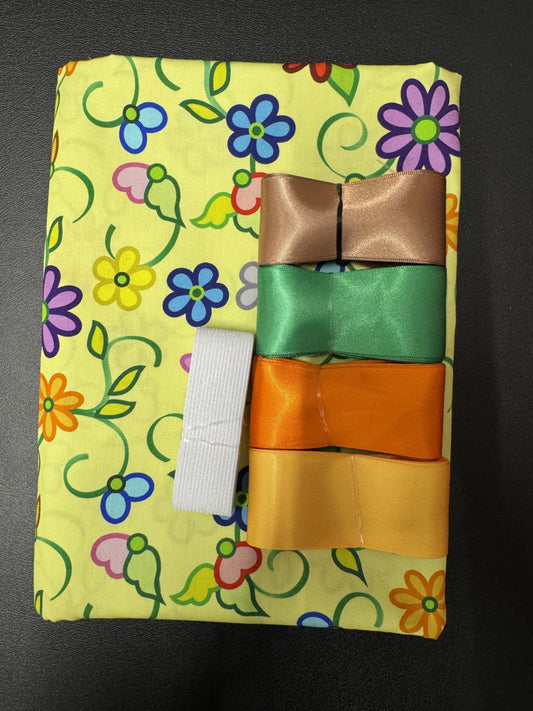 Ribbon Skirt Starter Kits (Basic set) Kokom Flowers 2- Butter 1