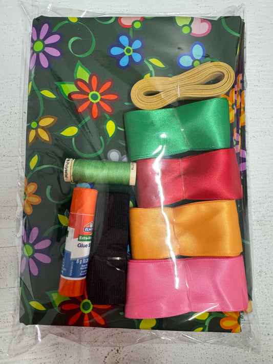 Ribbon Skirt Starter Kits (complete kit) Kokom Flowers 2 Forest