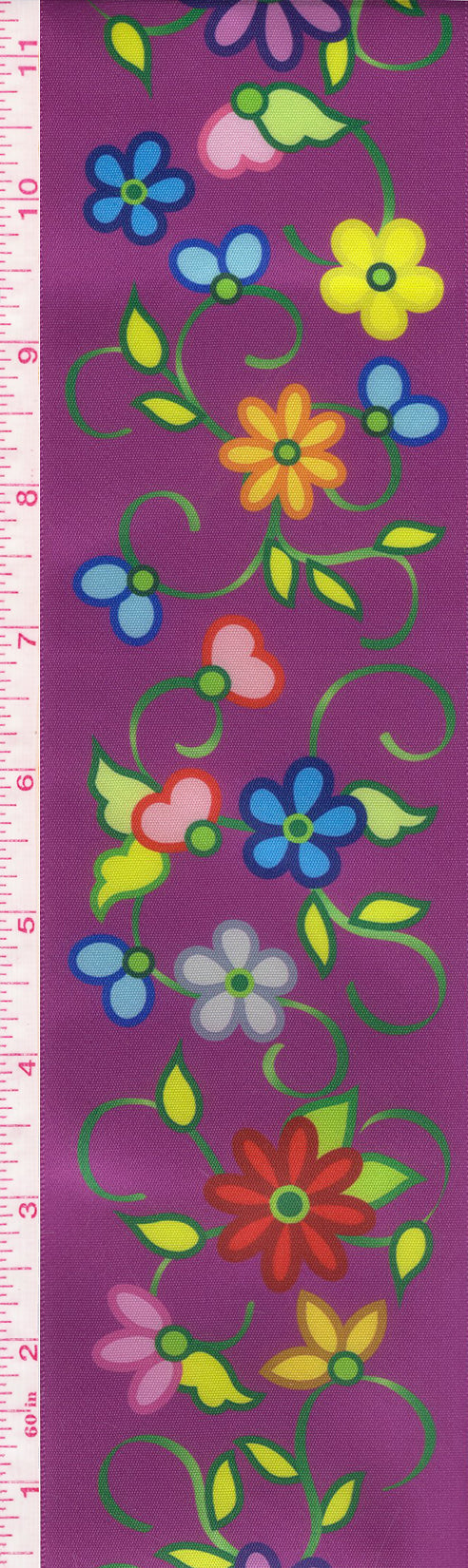 Kokom Flowers 2 RIbbon- berry