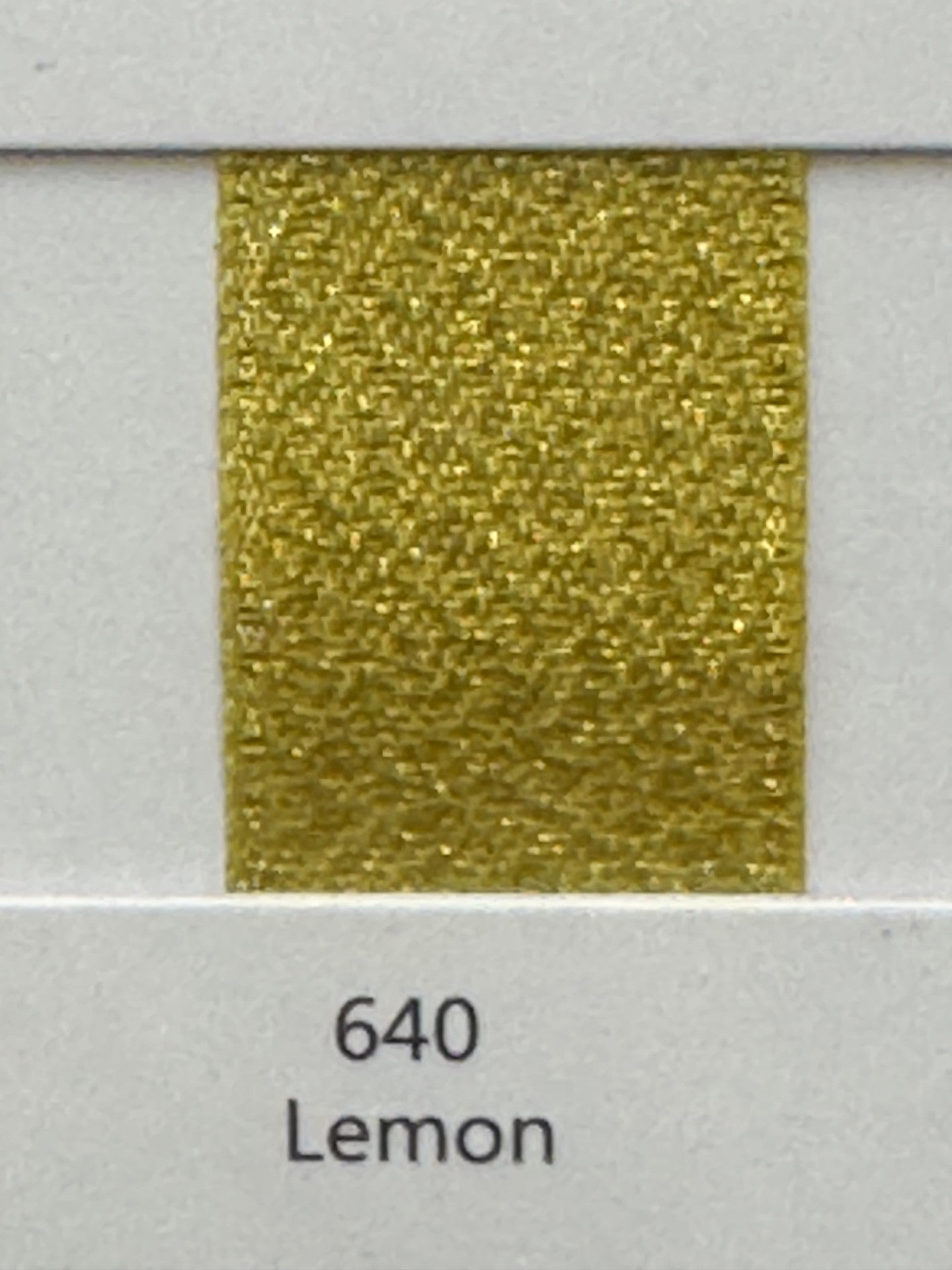 1" Gold Weft Ribbon (Lemon)