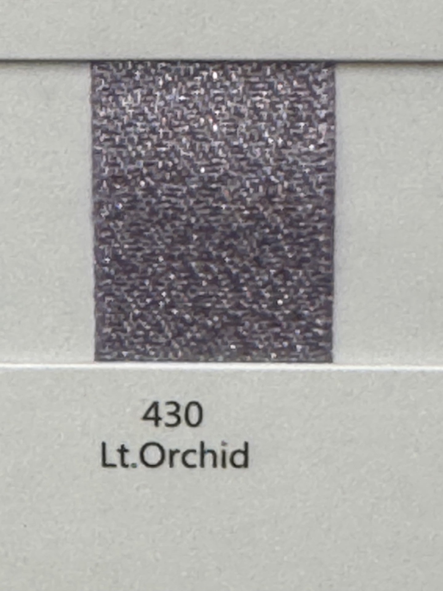 1" Silver Weft Ribbon (Lt Orched)
