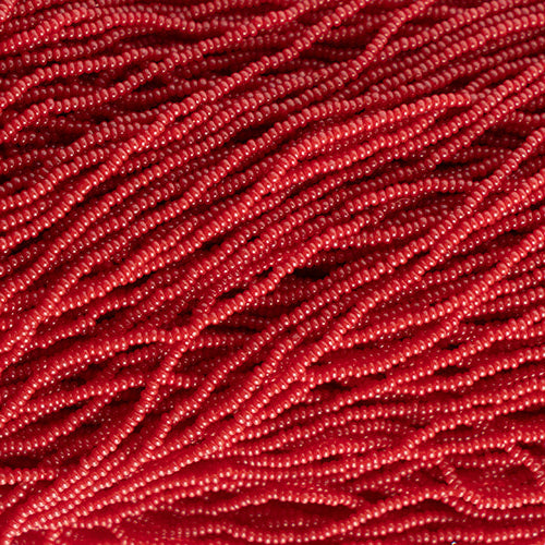 Opaque Wine Strung- Czech Seed Beads size 13