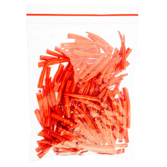 Orange Dentalium Shell Ridged (Canada Only)