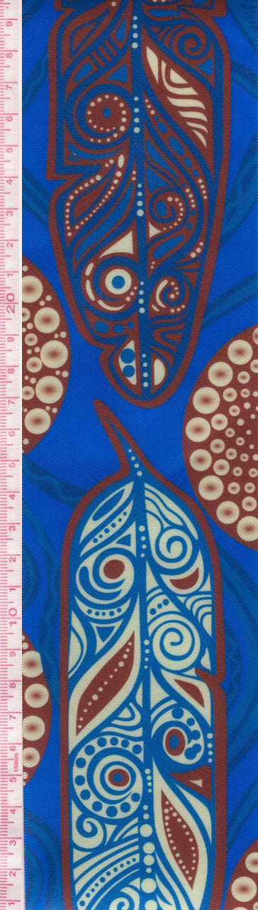Feather Satin Ribbon (RI-FETH-BLUE)