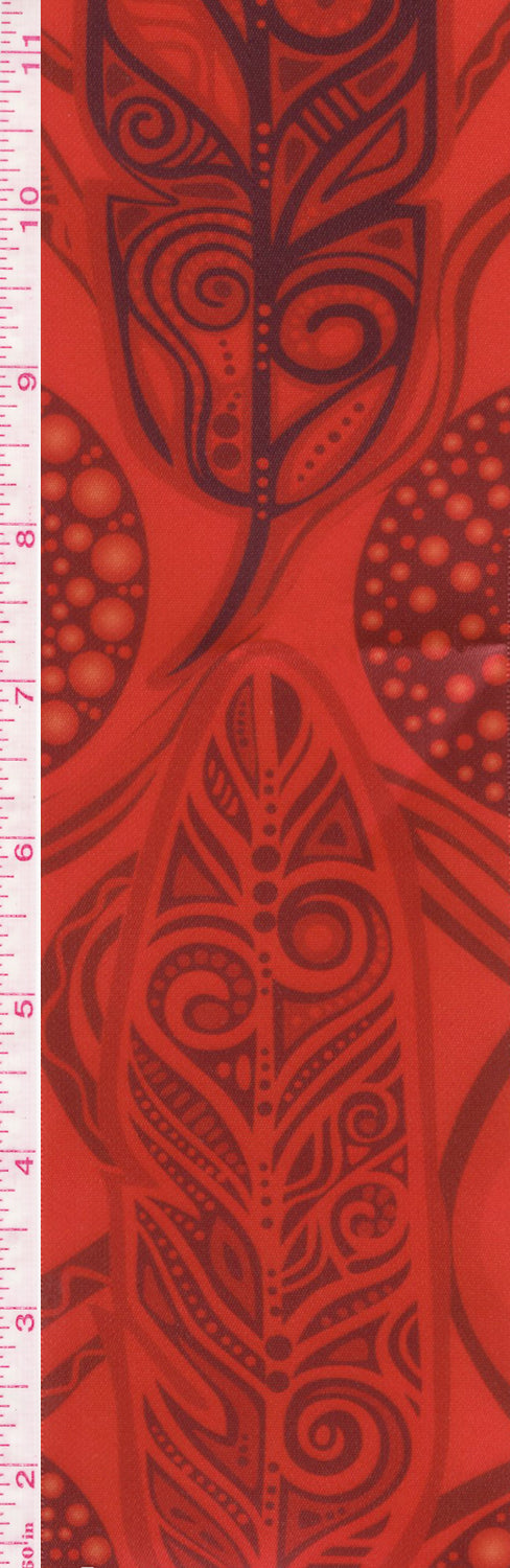 Feather Satin Ribbon (RI-FETH-RRED)