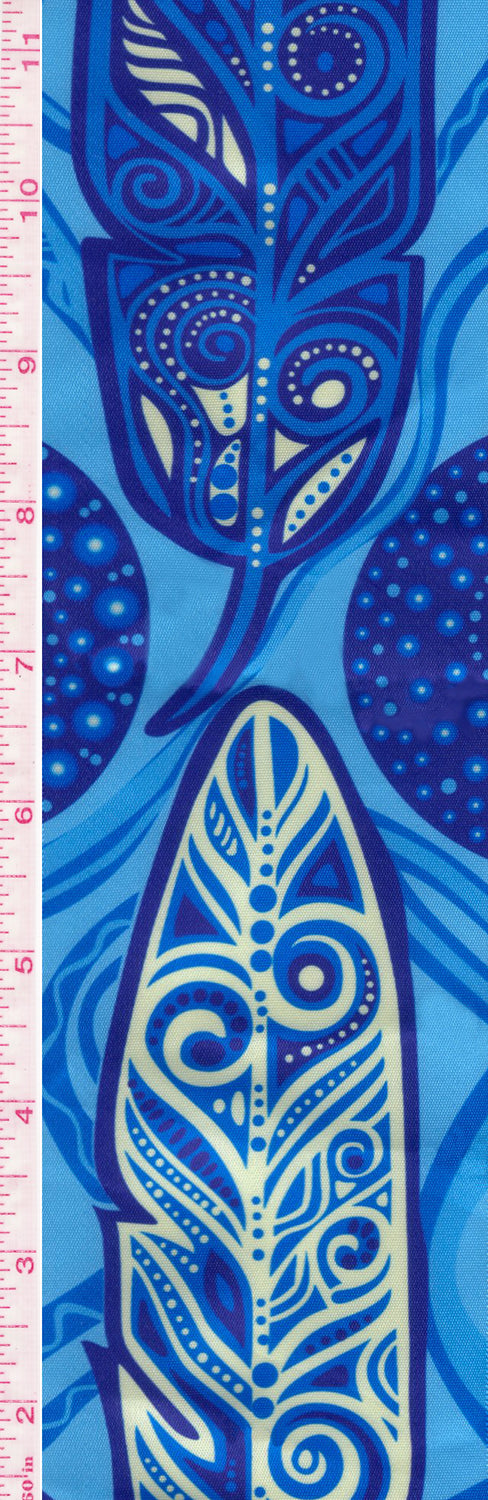 Feather Satin Ribbon (RI-FETH-TURQ)