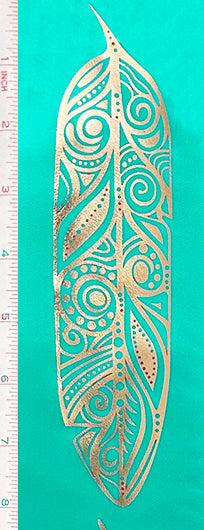 Feathers Metallic Ribbon (RI-FTHM-GAQ2)