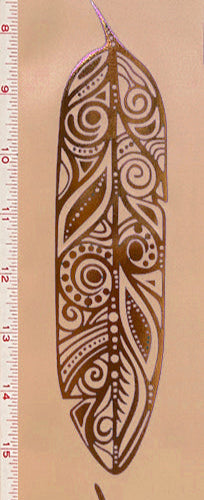 Feathers Metallic Ribbon (RI-FTHM-GSTN)