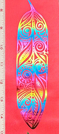 Feathers Metallic Ribbon (RI-FTHM-RFUS)