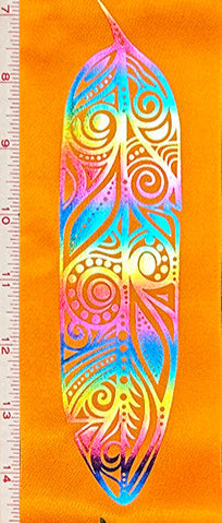 Feathers Metallic Ribbon (RI-FTHM-RONG)