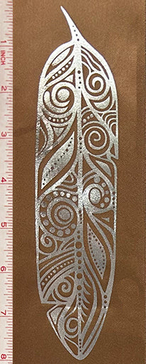Feathers Metallic Ribbon (RI-FTHM-SBRN)
