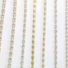 Navette Zirconia Cup: 24k Yellow Gold Plated Chain