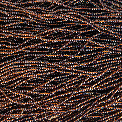 Transparent Brown Strung- Czech Seed Beads size 13