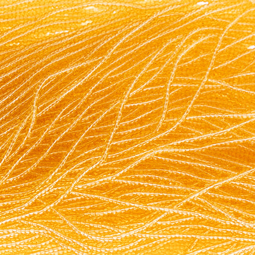 Transparent Light Topaz Strung- Czech Seed Beads size 13