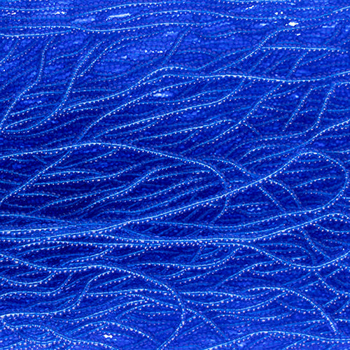 Transparent Medium Blue Strung- Czech Seed Beads size 13