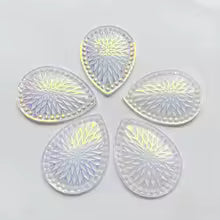 Crystal AB Sew on Teardrop 2 Holes flat back rhinestones