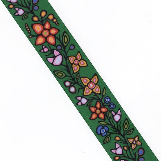 Ojibway Florals Ribbon- RI-JTF1-FRST
