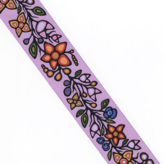 Ojibway Florals Ribbon- RI-JTF1-LVDR