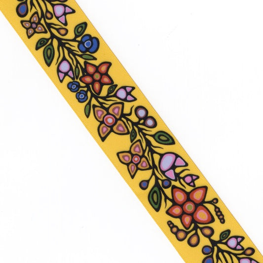 Ojibway Florals Ribbon- RI-JTF1-SNFL