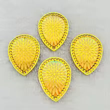 Crystal AB Sew on Teardrop 2 Holes flat back rhinestones