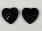 Heart Bear Paw Cabochons (1 piece each)