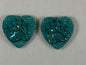 Heart Bear Paw Cabochons (1 piece each)